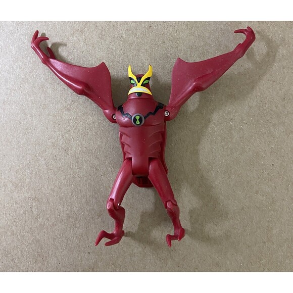 BEN 10 Alien Force Jetray 4inch Figure Bandai 2008 Cartoon Network No Tail - Picture 3 of 4